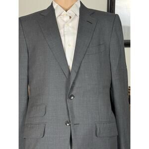 Tom Ford Gray Suit Jacket Blazer 50/40 US Men’s Wool Notch Lapel